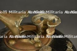 Casque à pointe du Wurttemberg avec impacts. Battle-damaged Württemberg pickelhaube. — miniature 13