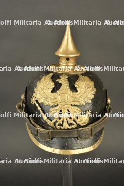 Casque à pointe M1895 du JR165 de Hanovre. Hanover Infantry Regiment 165 M1895 pickelhaube. — photo 1