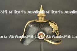 Casque à pointe M1895 du JR165 de Hanovre. Hanover Infantry Regiment 165 M1895 pickelhaube. — photo 7