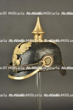 Casque à pointe M1895 du JR165 de Hanovre. Hanover Infantry Regiment 165 M1895 pickelhaube. — photo 12