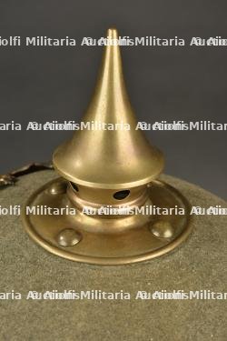 Casque à pointe ersatz en feutre avec plaque Waterloo de Hanovre. German ersatz felt pickelhaube with Hanover Waterloo plate. — photo 6