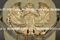 Casque à pointe ersatz en feutre avec plaque Waterloo de Hanovre. German ersatz felt pickelhaube with Hanover Waterloo plate. — photo 11