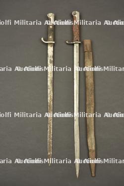 Lot de 2 baïonnettes allemandes S98. Lot of two German S98 bayonets.