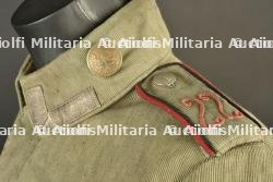 Waffenrock en velours feldgrau d'un sous officier du 22e Dragons Badois. Feldgrau velvet NCO's Waffenrock of Baden Dragoon Regiment 22. — photo 6