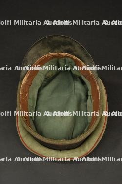 Casquette en velours feldgrau d'un sous officier du 22e Dragons Badois. Feldgrau velvet NCO's peaked cap of Baden Dragoon Regiment 22. — photo 3
