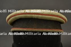 Casquette en velours feldgrau d'un sous officier du 22e Dragons Badois. Feldgrau velvet NCO's peaked cap of Baden Dragoon Regiment 22. — miniature 7