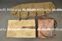 Lot de 3 sacoches de troupes montées allemandes. Lot of three German mounted-troops saddlebags. — miniature 3