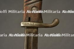 Baïonnette S98 1er type du Jäger Bataillon Nr 13 saxon. S98 first-pattern bayonet of Saxon Jäger Battalion 13. — miniature 4
