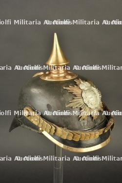 Casque à pointe Saxon M1895 du JR104. Saxon M1895 pickelhaube of Infantry Regiment 104. — photo 12