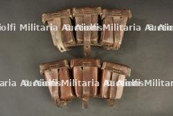 Paire de cartouchières allemandes M1909. Pair of German M1909 ammunition pouches. — photo 1