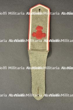 Patte d'épaule M07 troupe du 1 Garde Feld Artillerie Regiment. M1907 enlisted shoulder strap of the 1st Guard Field Artillery Regiment. — photo 3
