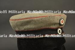 Mütze M1907 feldgrau d'artilleur de la Garde. M1907 feldgrau field cap of a Guard artilleryman. — photo 10