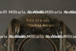 Dispositif de contrôle de ligne de visée du canon de 10 cm allemand. German 10 cm gun bore-sighting alignment device. — miniature 7