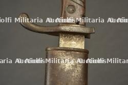 Baïonnette allemande 98-05 du 13e régiment d'artillerie à pied du Wurttemberg. German S98/05 bayonet of Württemberg Foot Artillery Regiment 13. — miniature 3