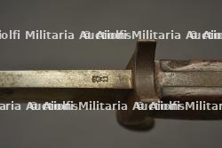 Baïonnette allemande 98-05 du 13e régiment d'artillerie à pied du Wurttemberg. German S98/05 bayonet of Württemberg Foot Artillery Regiment 13. — miniature 4