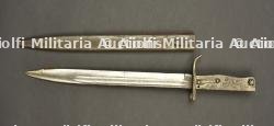 Baïonnette ersatz du Feld Artillerie Regiment Nr 40. German ersatz bayonet of Field Artillery Regiment 40.