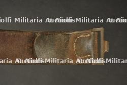 Boucle et ceinturon M1915 d'un artilleur à pied allemand. M1915 belt and buckle of a German foot artilleryman. — miniature 3