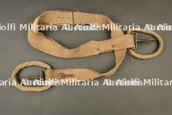 Sangle de mitrailleur MG08 ersatz en ortie. German MG08 machine-gunner's ersatz nettle-fibre carrying strap.