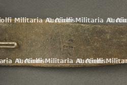 Rare sangle de mitrailleur allemand en cuir. Rare German leather machine-gunner's carrying strap. — miniature 3