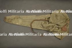 Très rare housse feldgrau de protection pour mitrailleuse MG08-15. Very rare feldgrau protective cover for German MG08/15 machine gun.