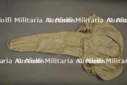 Très rare housse feldgrau de protection pour mitrailleuse MG08-15. Very rare feldgrau protective cover for German MG08/15 machine gun. — miniature 6