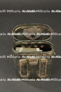 Très rare housse feldgrau de protection pour mitrailleuse MG08-15. Very rare feldgrau protective cover for German MG08/15 machine gun. — photo 9
