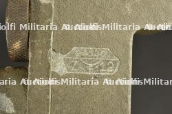 Très rare housse feldgrau de protection pour mitrailleuse MG08-15. Very rare feldgrau protective cover for German MG08/15 machine gun. — photo 14