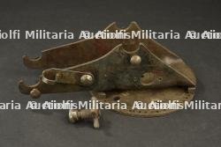 Affut léger pour mitrailleuse allemande MG08. Light mount for German MG08 machine gun.