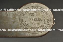 Très rare carter ressort de mitrailleuse allemande MG 01. Very rare spring housing for German MG01 machine gun. — photo 3