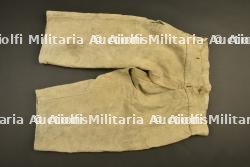 Surpantalon allemand en forte toile. German heavy-canvas overtrousers.
