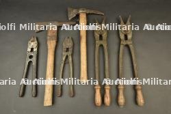 Fort lot d'outillage individuel allemand. Large lot of German individual tools.