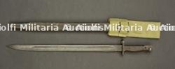Baïonnette anglaise M1907 avec porte fourreau en web. British Pattern 1907 bayonet with webbing frog.