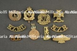 Lot de 10 insignes Neo Zelandais. Lot of ten New Zealand insignia.