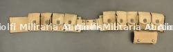 Ceinturon cartouchière américain Springfield et pochette à pansement. American Springfield ammunition belt and first-aid pouch.