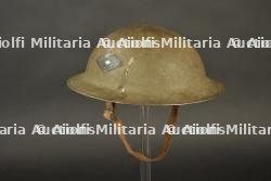Casque US17 nominatif de la 80th Division. Named US M1917 helmet of the 80th Division.