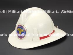 Afrique du Sud, casque de sapeur-pompier de Port Elizabeth. South Africa, Port Elizabeth firefighter helmet.