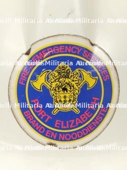 Afrique du Sud, casque de sapeur-pompier de Port Elizabeth. South Africa, Port Elizabeth firefighter helmet. — photo 4