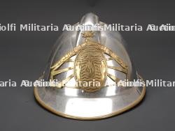 Algerie, casque Adrian de sapeur-pompier. Algeria, Adrian firefighter helmet. — miniature 3
