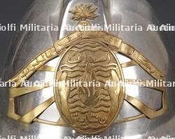 Algerie, casque Adrian de sapeur-pompier. Algeria, Adrian firefighter helmet. — photo 4
