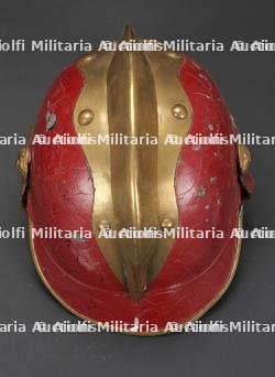 Allemagne, Baviere, casque de sapeur-pompier de la fin du XIXe siecle. Germany, Bavaria, late 19th-century firefighter helmet. — miniature 8