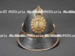 Allemagne ou Suisse, casque de sapeur-pompier d'une localite commencant par H. Germany or Switzerland, firefighter helmet from a locality beginning with H. — photo 3