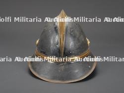 Allemagne ou Suisse, casque de sapeur-pompier d'une localite commencant par H. Germany or Switzerland, firefighter helmet from a locality beginning with H. — miniature 7