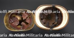 Allemagne, lot de quatre casques de sapeurs-pompiers du debut du XXe siecle. Germany, set of four early 20th-century firefighter helmets. — photo 6