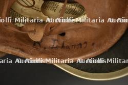Allemagne, lot de deux casques de sapeurs-pompiers volontaires. Germany, set of two volunteer firefighter helmets. — photo 2