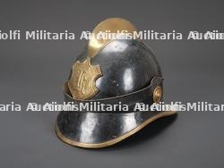 Allemagne, casque de sapeur-pompier d'une ville dont le nom commence par K. Germany, firefighter helmet from a town whose name begins with K.