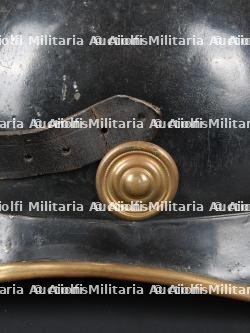 Allemagne, casque de sapeur-pompier d'une ville dont le nom commence par K. Germany, firefighter helmet from a town whose name begins with K. — miniature 10