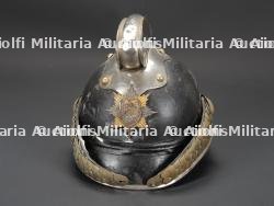 Allemagne, lot de deux casques de sapeurs-pompiers, dont un prussien. Germany, set of two firefighter helmets, including one Prussian example. — miniature 10