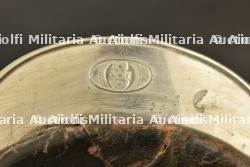 Allemagne, lot de trois casques de sapeurs-pompiers nickeles. Germany, set of three nickel-plated firefighter helmets. — photo 6