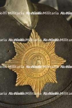 Allemagne, lot de deux casques de sapeurs-pompiers. Germany, set of two firefighter helmets. — photo 8