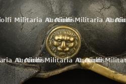 Allemagne, lot de deux casques de sapeurs-pompiers bavarois. Germany, set of two Bavarian firefighter helmets. — photo 2
